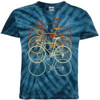 Vintage Bike Retro Bicycle Kids Tie-Dye T-Shirt