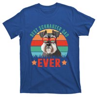 Vintage Best Schnauzer Dad Ever Dog Dad Daddy Fathers Day Meaningful Gift T-Shirt