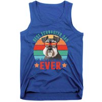 Vintage Best Schnauzer Dad Ever Dog Dad Daddy Fathers Day Meaningful Gift Tank Top