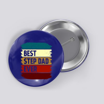 Vintage Best Step Dad Ever Gift Button