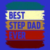 Vintage Best Step Dad Ever Gift Button