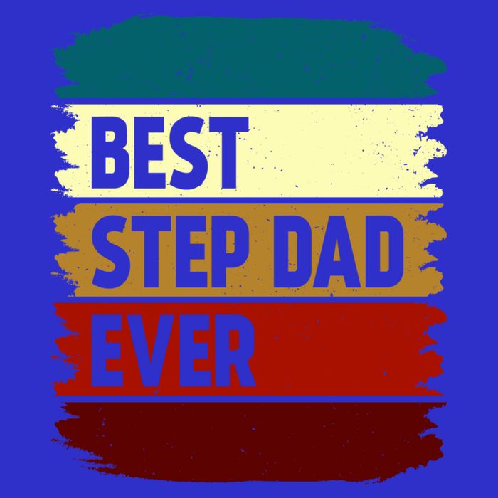Vintage Best Step Dad Ever Gift Button