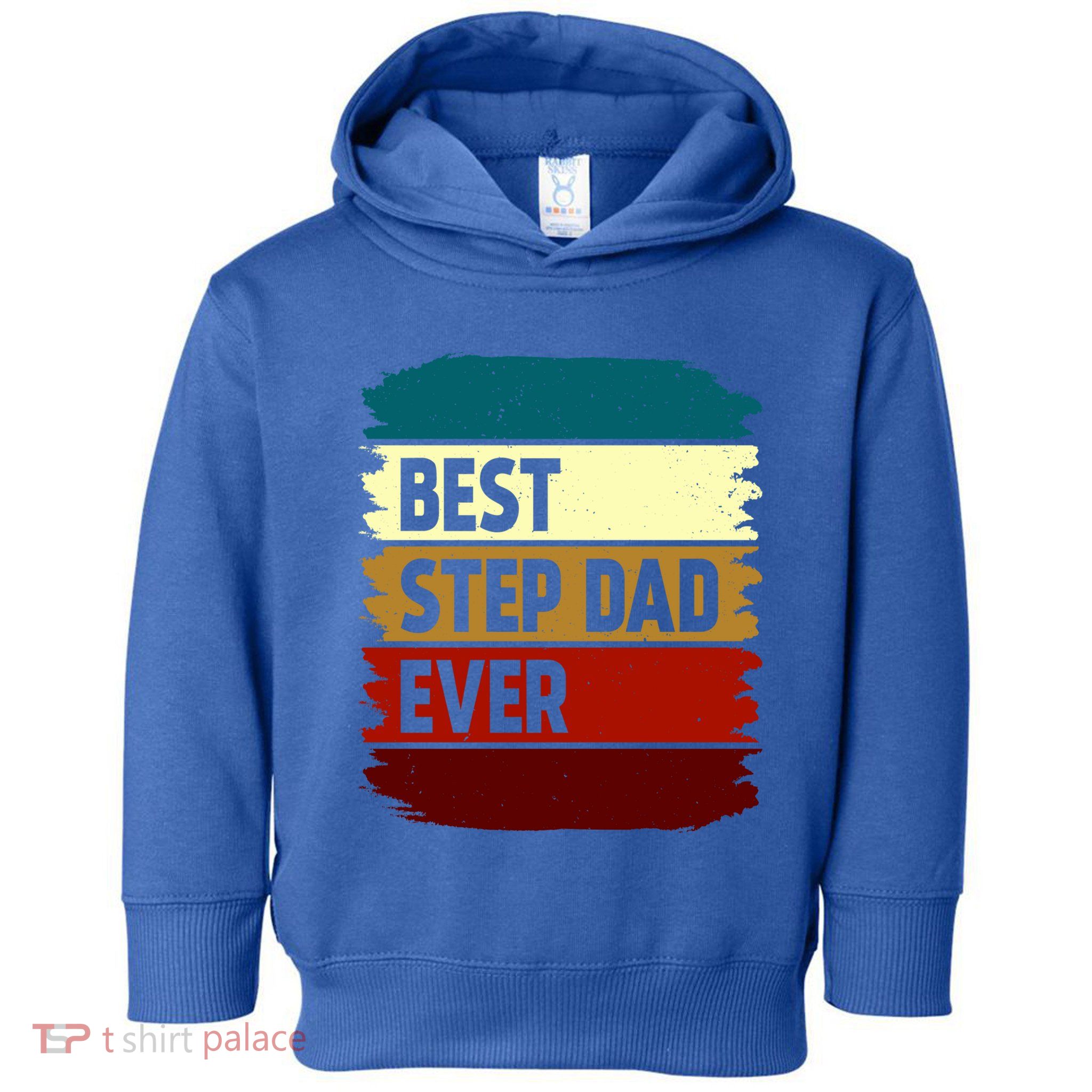 Vintage Best Step Dad Ever Gift Toddler Hoodie