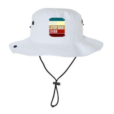 Vintage Best Step Dad Ever Gift Legacy Cool Fit Booney Bucket Hat