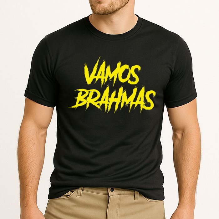 Vamos Brahmas San Antonio Football Tailgate Cooling Performance Crew T-Shirt