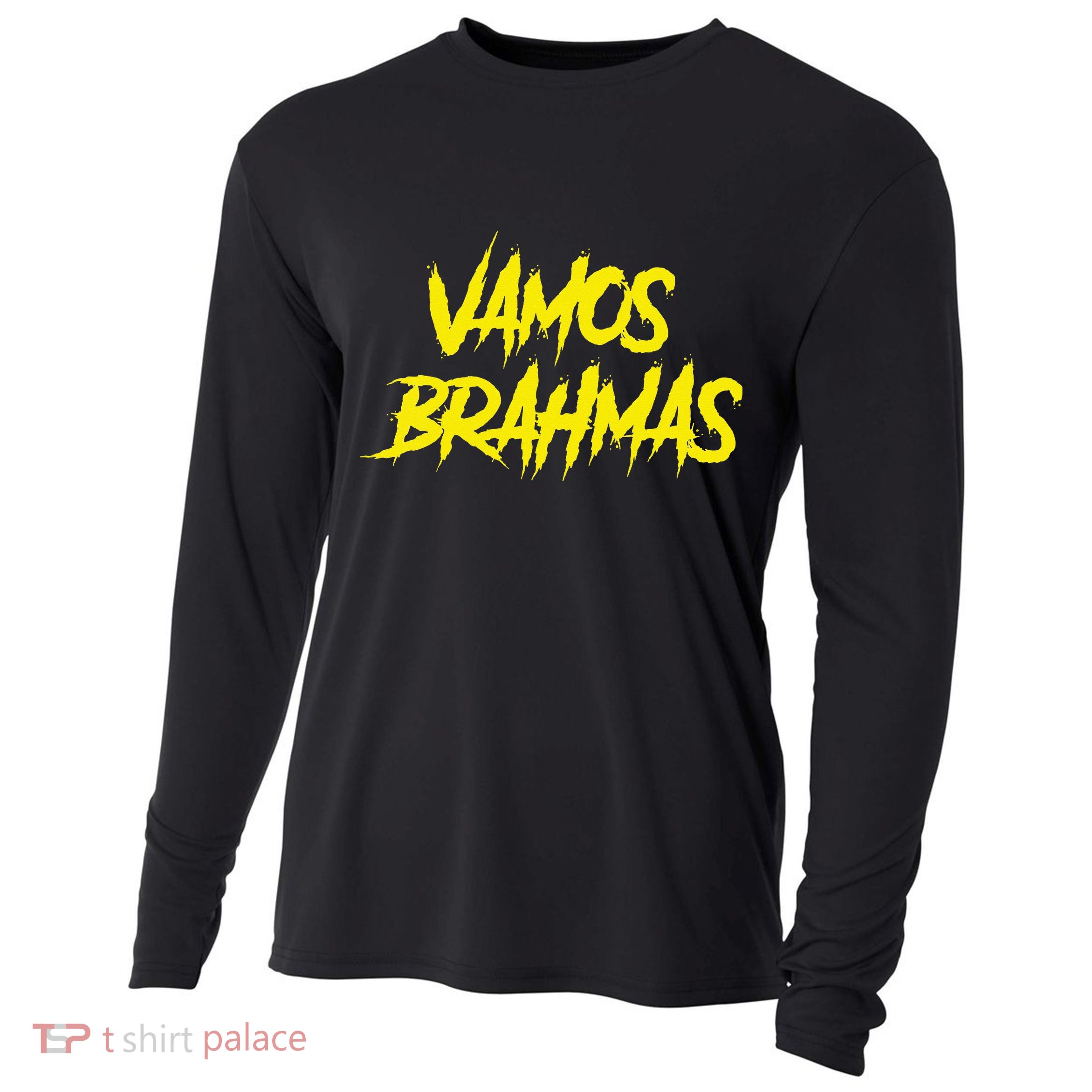 Vamos Brahmas San Antonio Football Tailgate Cooling Performance Long Sleeve Crew