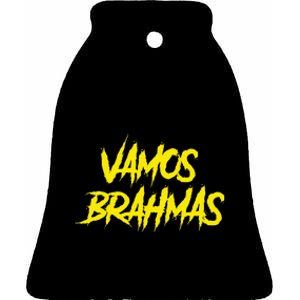 Vamos Brahmas San Antonio Football Tailgate Ceramic Bell Ornament