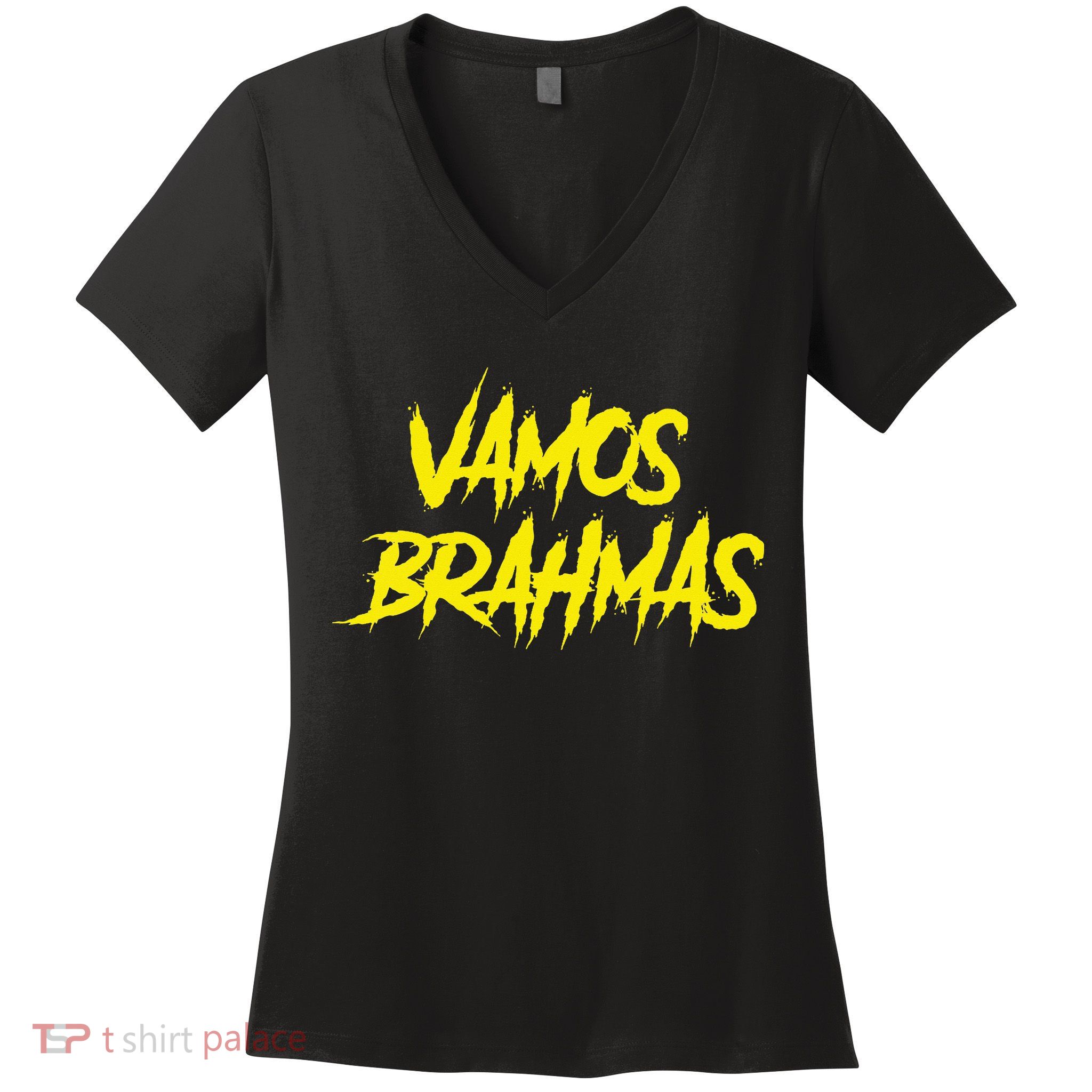 Vamos Brahmas San Antonio Football Tailgate Women's V-Neck T-Shirt