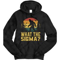 Vintage Bigfoot Sasquatch What The Sigma Funny Meme Teen Boy Tie Dye Hoodie