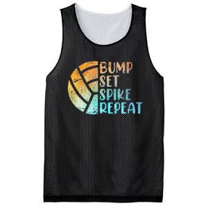 Volleyballer Bump Set Spike Repeat Volleyball Mesh Reversible Basketball Jersey Tank