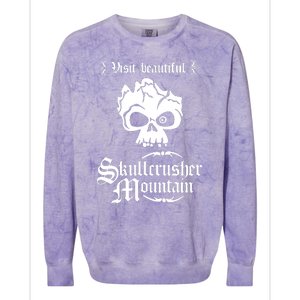 Visit Beautiful Skullcrusher Mountain Colorblast Crewneck Sweatshirt