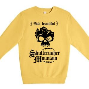 Visit Beautiful Skullcrusher Mountain Premium Crewneck Sweatshirt