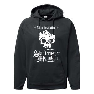 Visit Beautiful Skullcrusher Mountain Performance Fleece Hoodie