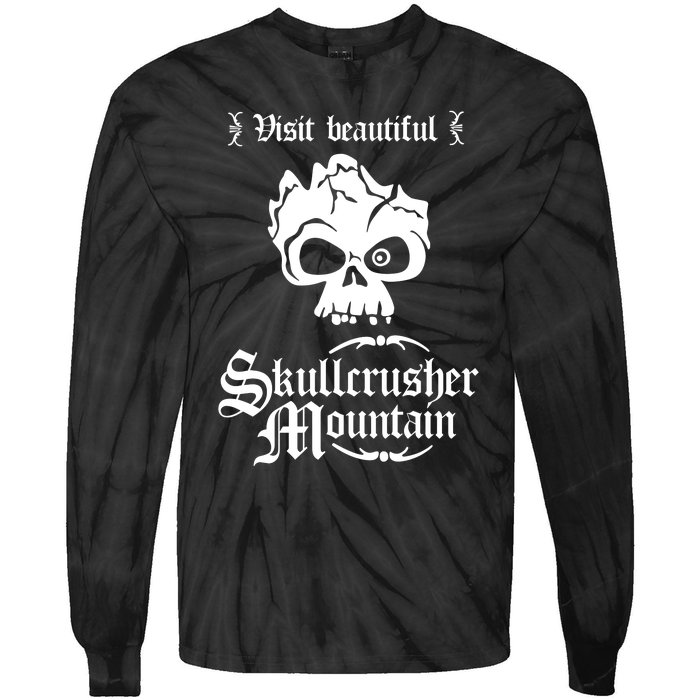 Visit Beautiful Skullcrusher Mountain Tie-Dye Long Sleeve Shirt