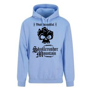 Visit Beautiful Skullcrusher Mountain Unisex Surf Hoodie