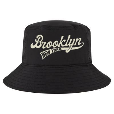 Vintage Baseball Style Brooklyn For Men & Women Cool Comfort Performance Bucket Hat