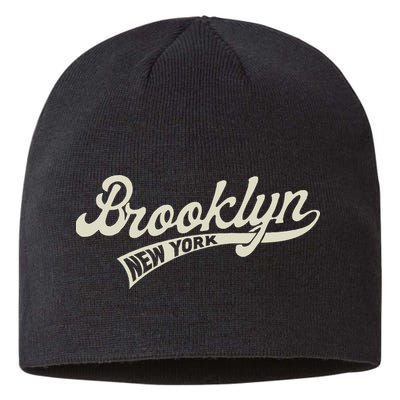 Vintage Baseball Style Brooklyn For Men & Women Sustainable Beanie