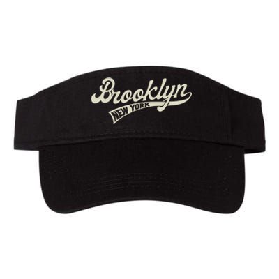 Vintage Baseball Style Brooklyn For Men & Women Valucap Bio-Washed Visor