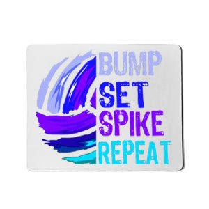 Volleyball Bump Set Spike Repeat Mousepad