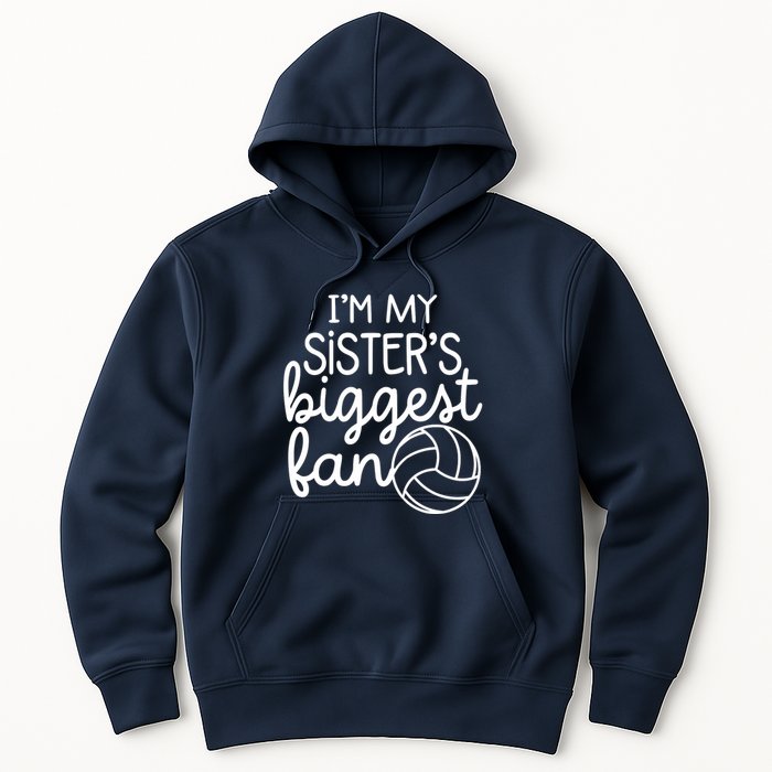 Volleyball Big Sisters Biggest Fan Hoodie