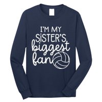 Volleyball Big Sisters Biggest Fan Long Sleeve Shirt