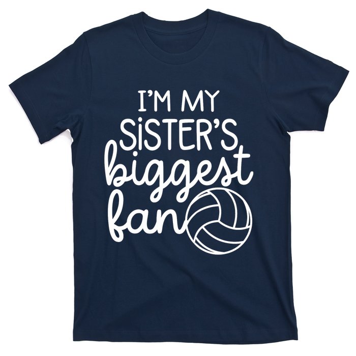 Volleyball Big Sisters Biggest Fan T-Shirt