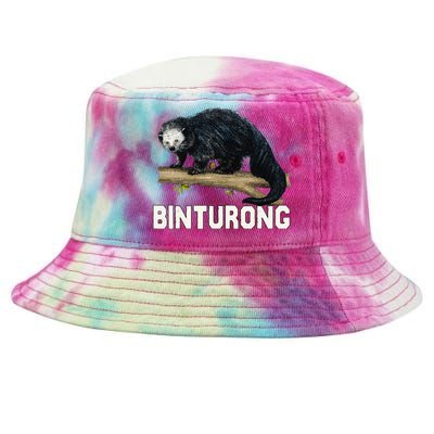 Vintage Binturong Sunset Tie-Dyed Bucket Hat