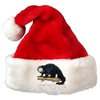 Vintage Binturong Sunset Premium Christmas Santa Hat