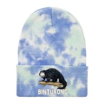 Vintage Binturong Sunset Tie Dye 12in Knit Beanie