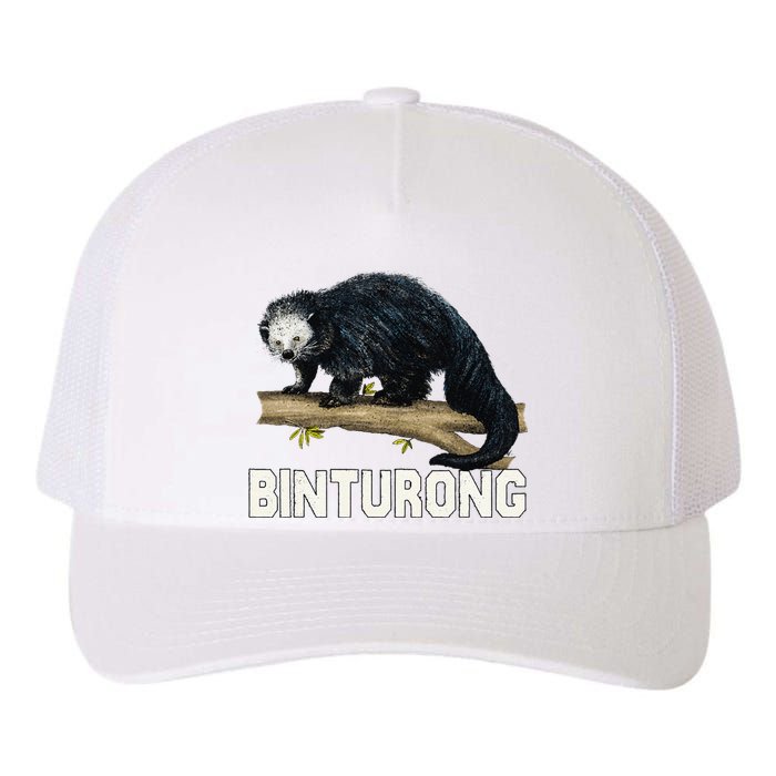 Vintage Binturong Sunset Yupoong Adult 5-Panel Trucker Hat