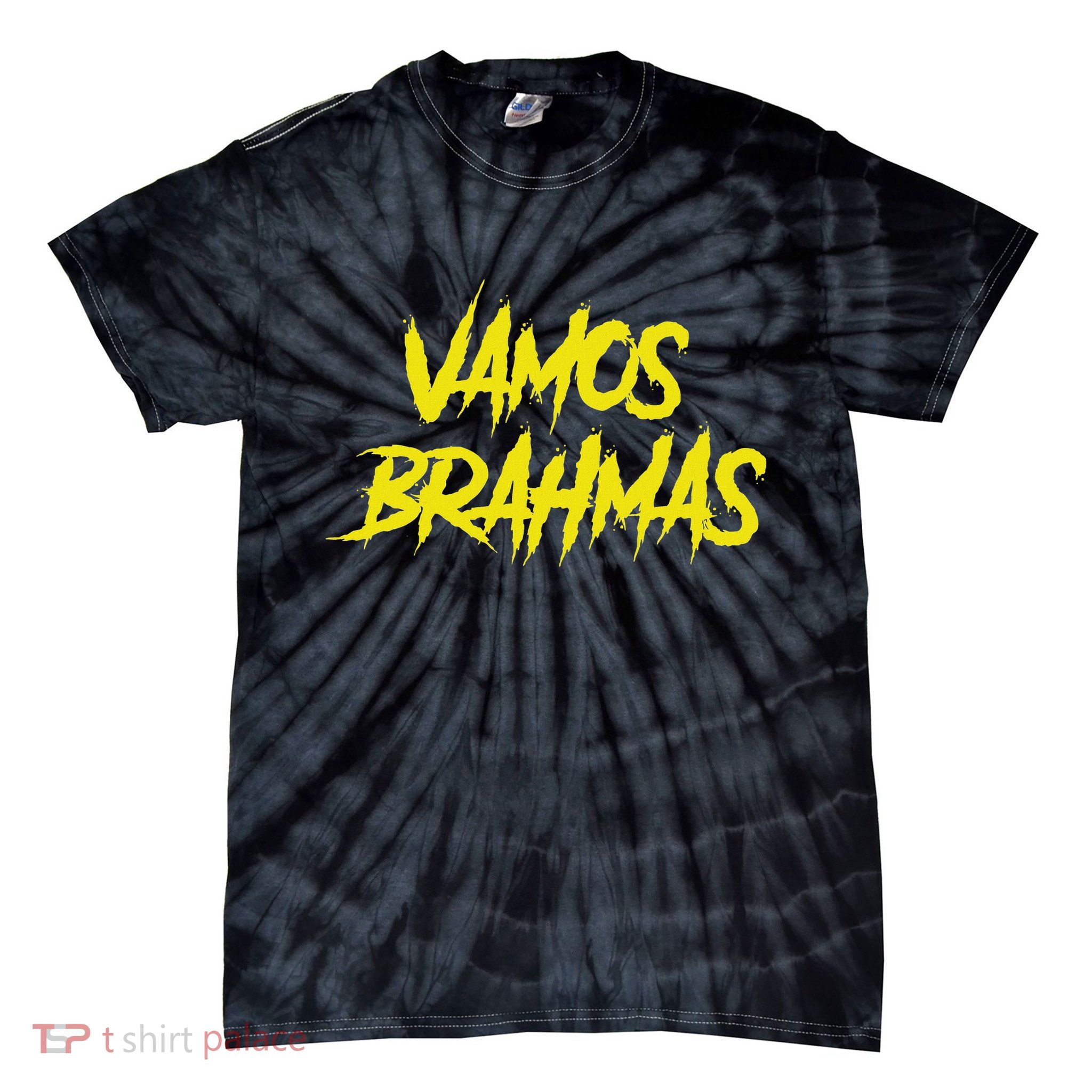 Vamos Brahmas San Antonio Football Tailgate Tie-Dye T-Shirt