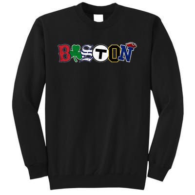 Vintage Boston Sports Fan City Pride Tall Sweatshirt