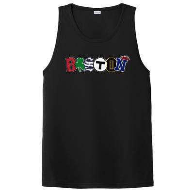 Vintage Boston Sports Fan City Pride PosiCharge Competitor Tank