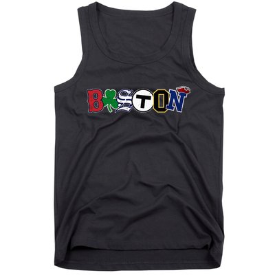 Vintage Boston Sports Fan City Pride Tank Top