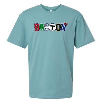 Vintage Boston Sports Fan City Pride Sueded Cloud Jersey T-Shirt