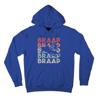 Vintage Braap Snowmobile Gift I Retro Snow Sled Gift Idea Meaningful Gift Hoodie