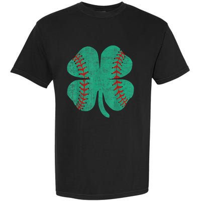 Vintage Baseball Shamrock St Patricks Day Shirt  b.o.y.s Garment-Dyed Heavyweight T-Shirt