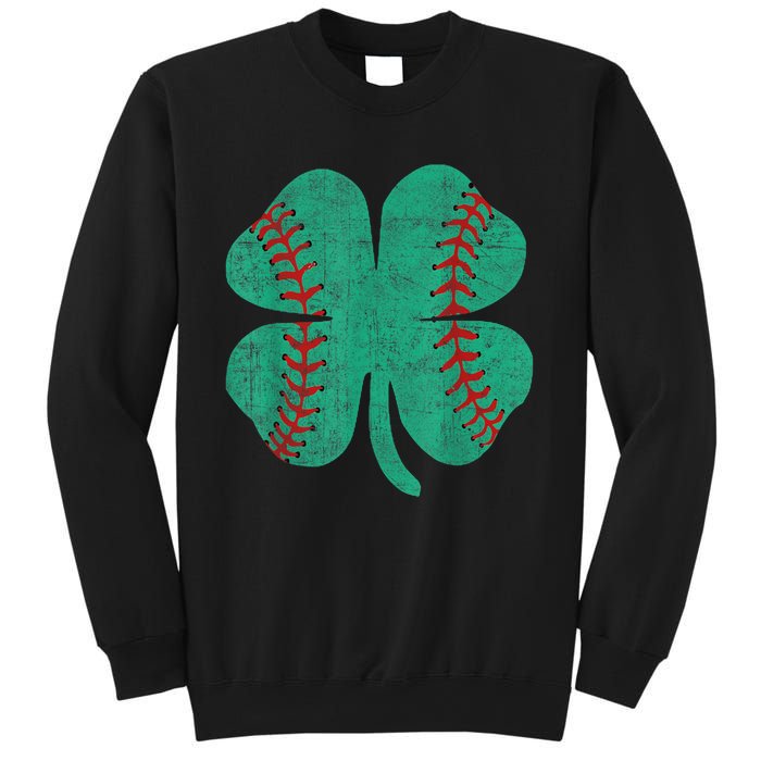 Vintage Baseball Shamrock St Patricks Day Shirt  b.o.y.s Sweatshirt