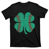 Vintage Baseball Shamrock St Patricks Day Shirt  b.o.y.s T-Shirt