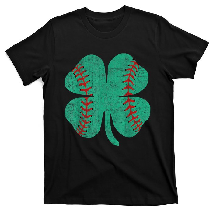 Vintage Baseball Shamrock St Patricks Day Shirt  b.o.y.s T-Shirt