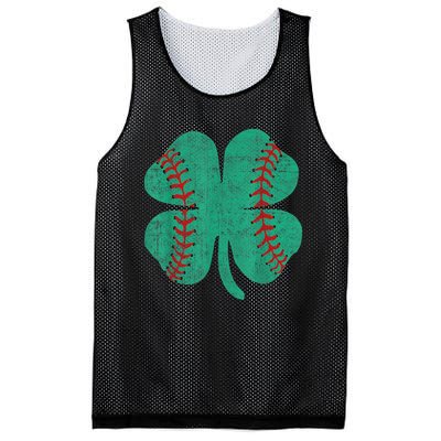 Vintage Baseball Shamrock St Patricks Day Shirt  b.o.y.s Mesh Reversible Basketball Jersey Tank