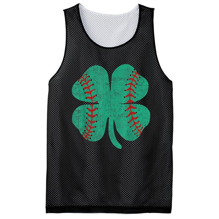 Vintage Baseball Shamrock St Patricks Day Shirt  b.o.y.s Mesh Reversible Basketball Jersey Tank