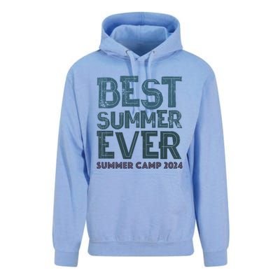 Vintage Best Summer Ever Camp 2024 Staff Cousins Nurse Gift Unisex Surf Hoodie