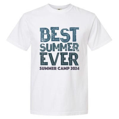 Vintage Best Summer Ever Camp 2024 Staff Cousins Nurse Gift Garment-Dyed Heavyweight T-Shirt