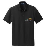 Vintage Bluffton South Carolina Home Souvenir Dry Zone Grid Polo