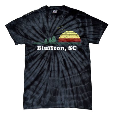 Vintage Bluffton South Carolina Home Souvenir Tie-Dye T-Shirt