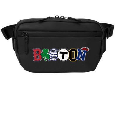 Vintage Boston Sports Fan City Pride T Crossbody Pack