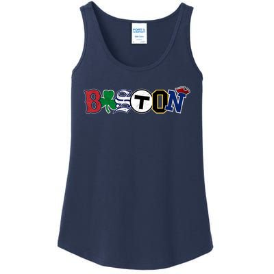 Vintage Boston Sports Fan City Pride T Ladies Essential Tank