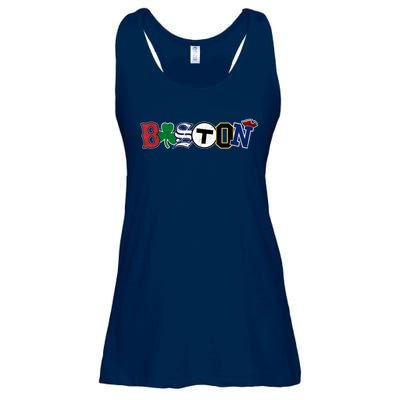 Vintage Boston Sports Fan City Pride T Ladies Essential Flowy Tank