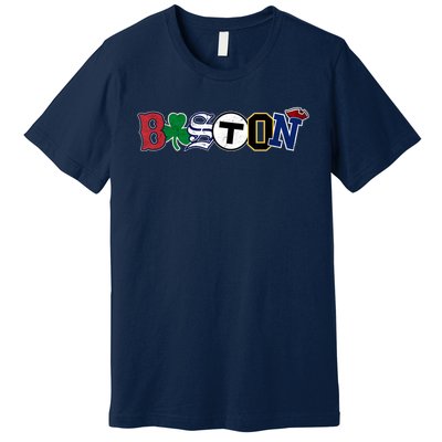 Vintage Boston Sports Fan City Pride T Premium T-Shirt